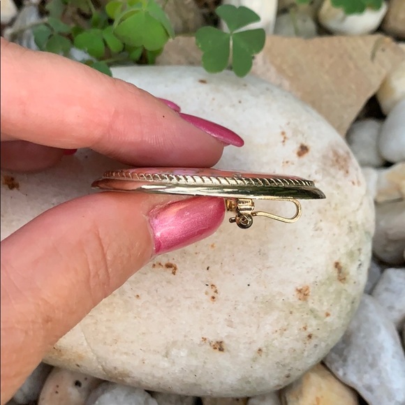 Vintage Sarah Coventry Orange/Pink Pendant/Brooch - Picture 9 of 12